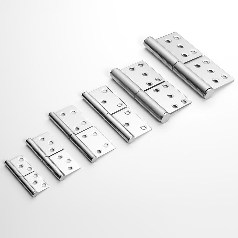 304不锈钢加厚旗型合页厕所卫生间铝合金防火门可拆脱卸旗形合页