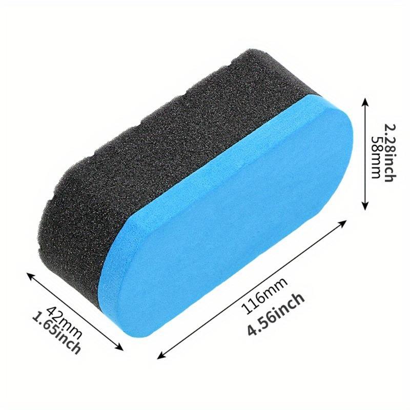 TEMU多用途汽车打蜡海绵洗车美容擦车吸水海绵擦漆面镀晶海绵