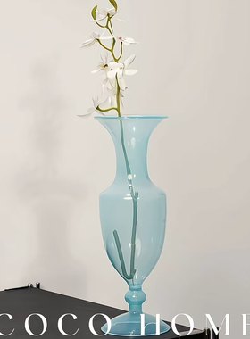 中古玻璃花瓶摆件客厅插