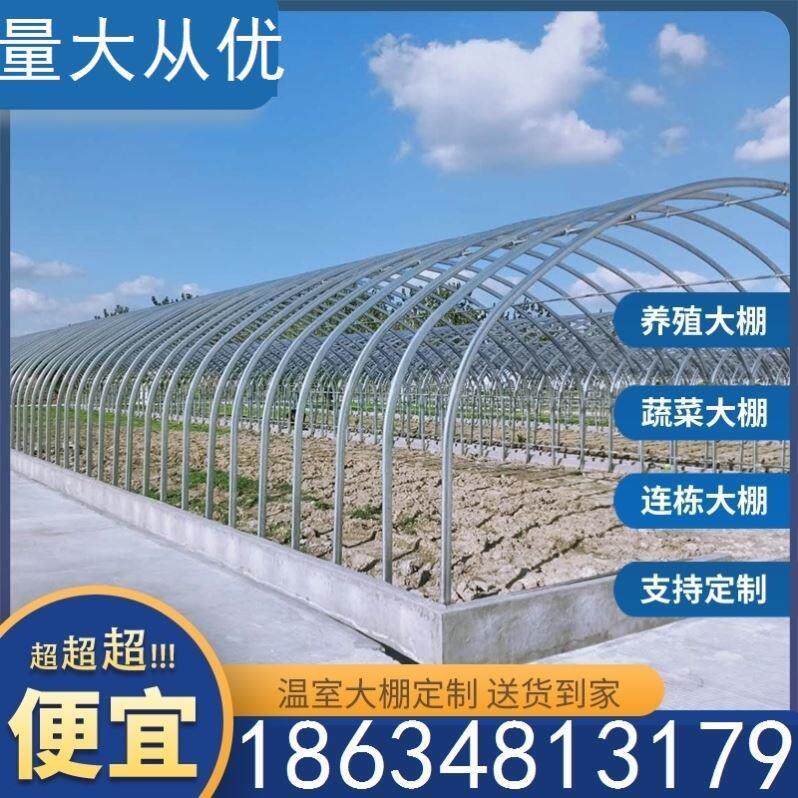 骨架定制蔬菜专用大棚架大棚钢管钢架管养殖保暖简易包邮大棚配件