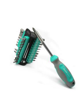 台湾宝工SD-2313 进口30合1三角型收纳起子组螺丝套装螺丝批组