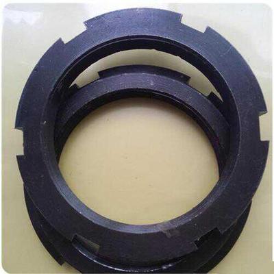 GB/T810中碳钢淬火45号钢高强度锁紧圆螺母8级M14*1.5-M200*3