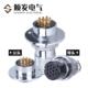 12P GX25 12芯 DF25 25M插座 连接器 12T法兰盘 航空插头