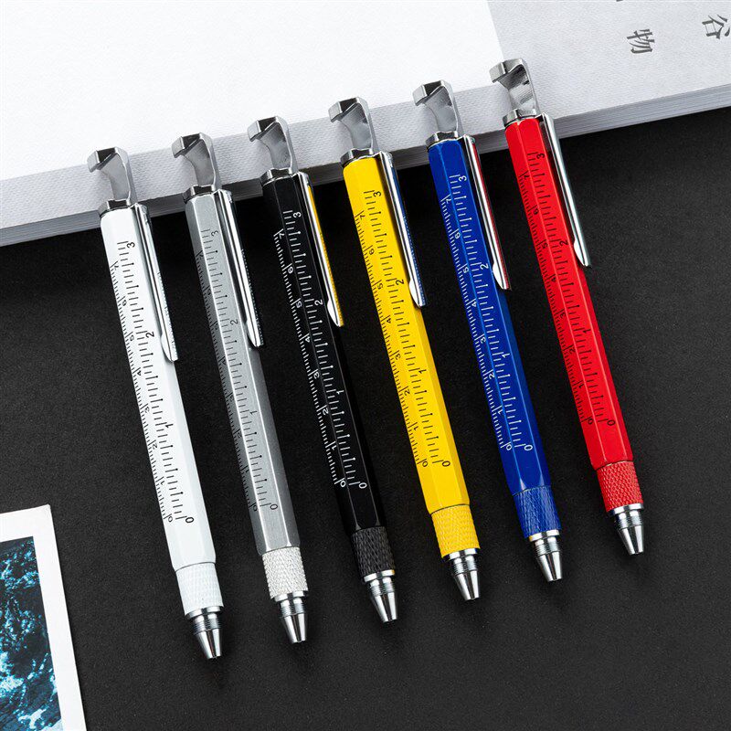 速发六合一多功能笔圆珠笔解压小玩意开瓶器创意文具