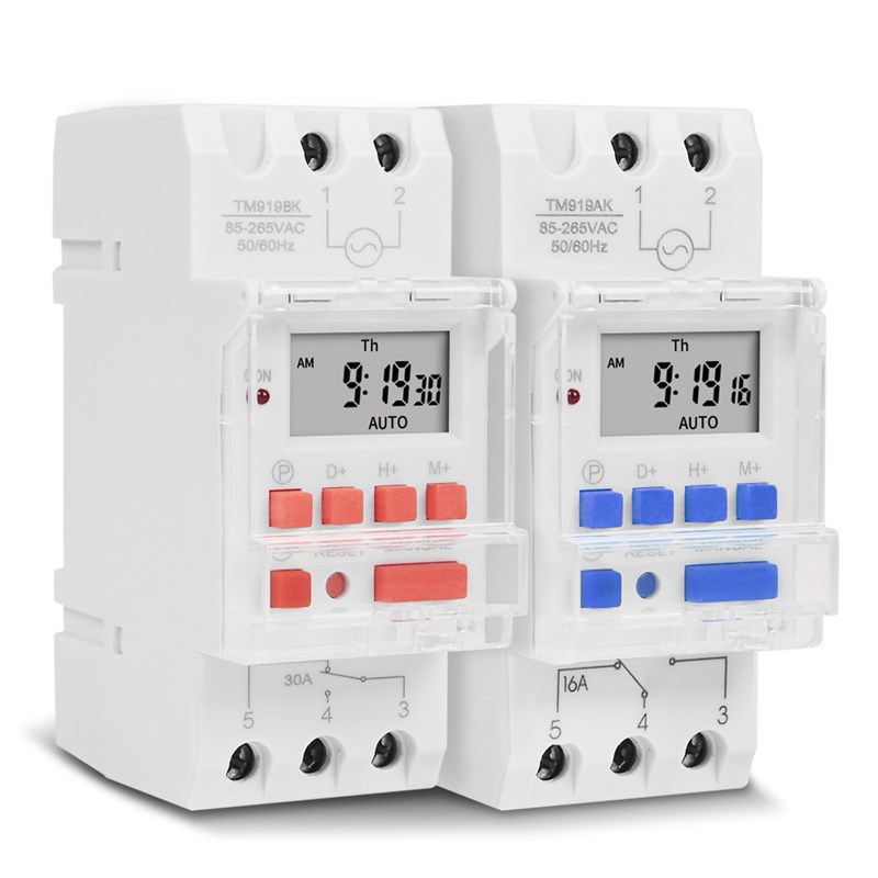 速发智能时控开关220V自动循环断电12V5V广告牌路灯定时器时间控