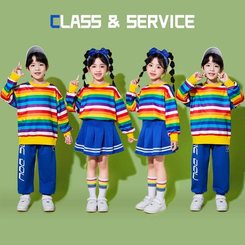 速发小队生运动会开幕式团体出演服装幼儿园班服少儿啦啦学演表服