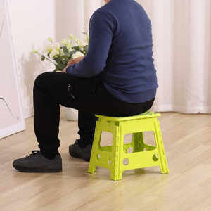 瀛欣折叠凳子成人塑料便携式家用简易椅子户外可手提收纳创意板凳