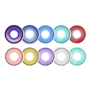 apricotcon美瞳半年抛遇见青空之蓝彼岸之花银河钴蓝彼岸之花