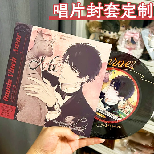 唱片封套定制明星爱豆专辑CD保护套设计动漫二次元光盘收纳套制作