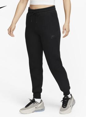 nike耐克冬季女子训练运动裤休闲收口长裤卫裤FB8331-010