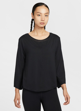 NIKE耐克女子运动训练休闲圆领长袖T恤IH8598-010