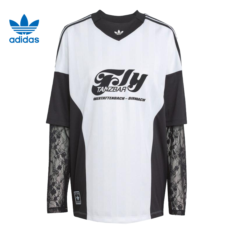 adidas阿迪达斯三叶草女子运动休闲长袖T恤KD2297