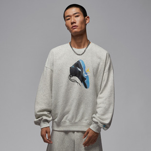 NIKE耐克男子jordan运动休闲印花针织圆领套头衫 050 卫衣IM6302