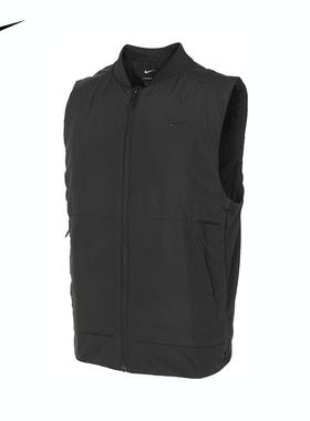 nike耐克冬季男子薄棉服运动休闲棉衣马甲背心FB7554-010