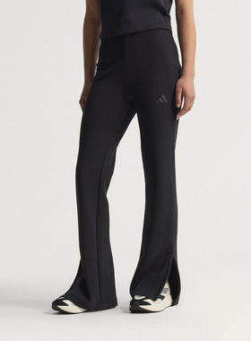 adidas阿迪达斯女子运动训练健身休闲微喇裤长裤JM3757