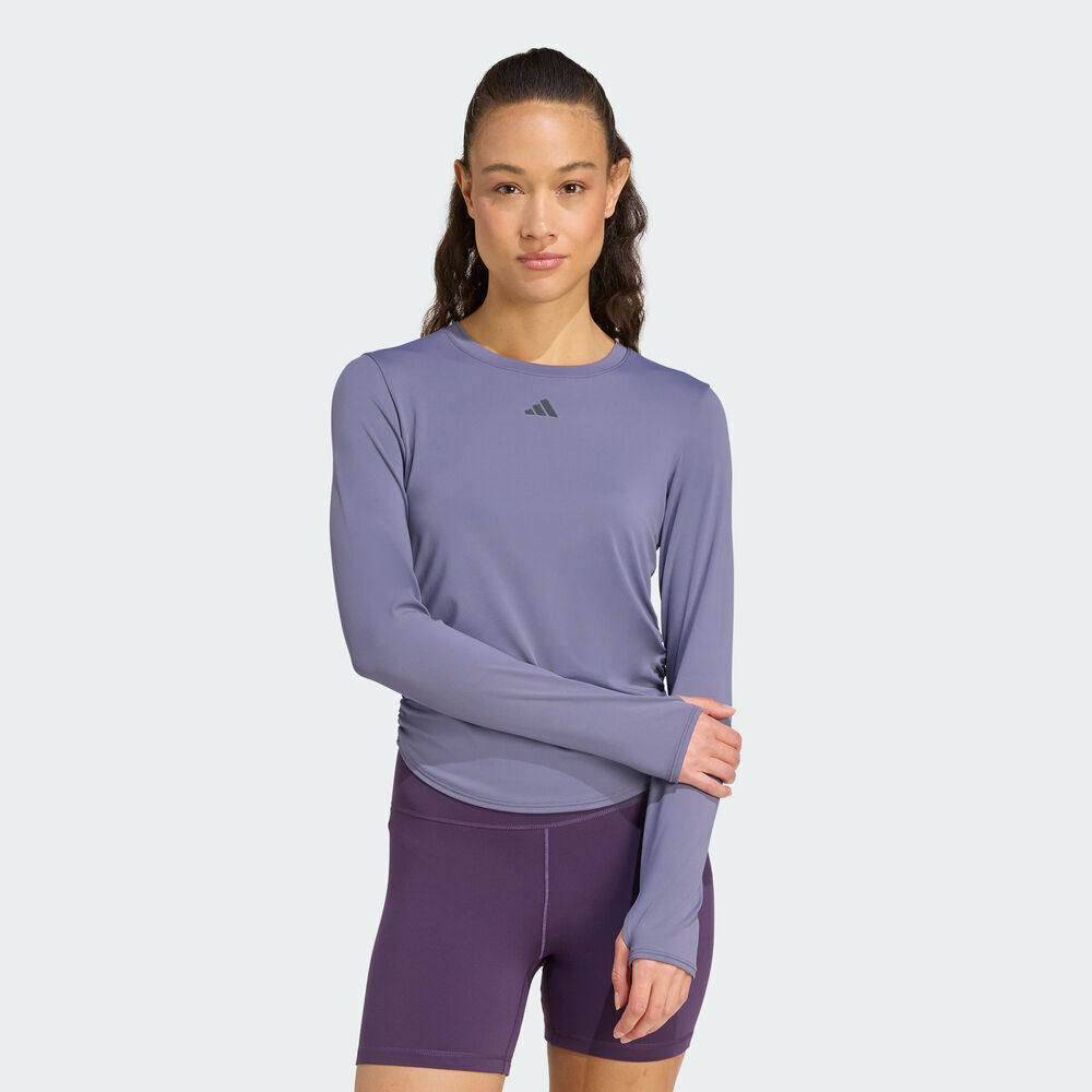 adidas阿迪达斯女子运动训练健身圆领长袖T恤KC2449,运动服/休闲服装,运动T恤,淘宝优惠券,粉丝福利购,淘宝优惠卷