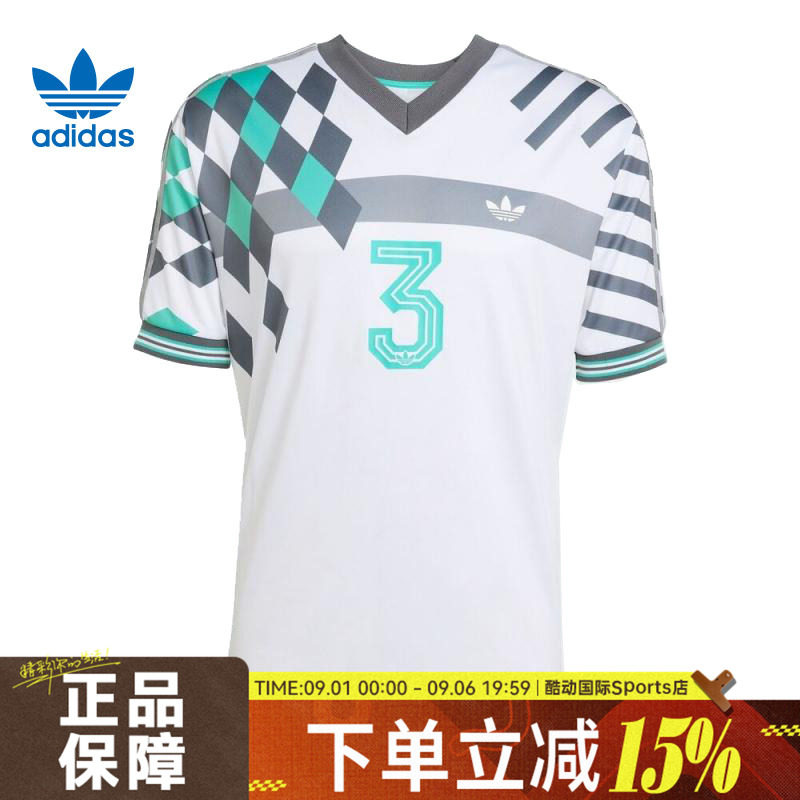 adidas阿迪达斯三叶草男子SJERSEY运动休闲短袖T恤KD4870图片