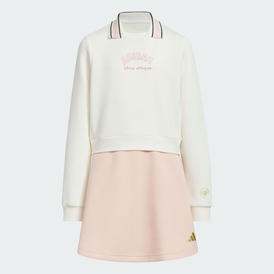 adidas阿迪达斯女大童运动休闲长袖连衣裙KV6917