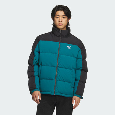 adidas阿迪达斯三叶草男子运动休闲保暖立领羽绒服外套KS6082