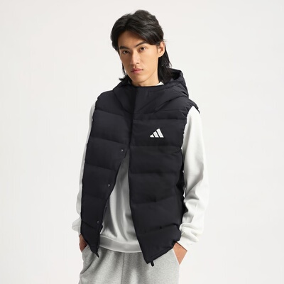 adidas阿迪达斯男子HELIONIC VEST运动休闲羽绒服马甲KH3995