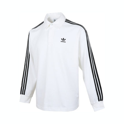 adidas阿迪达斯三叶草男子运动休闲POLO衫长袖T恤IZ2459