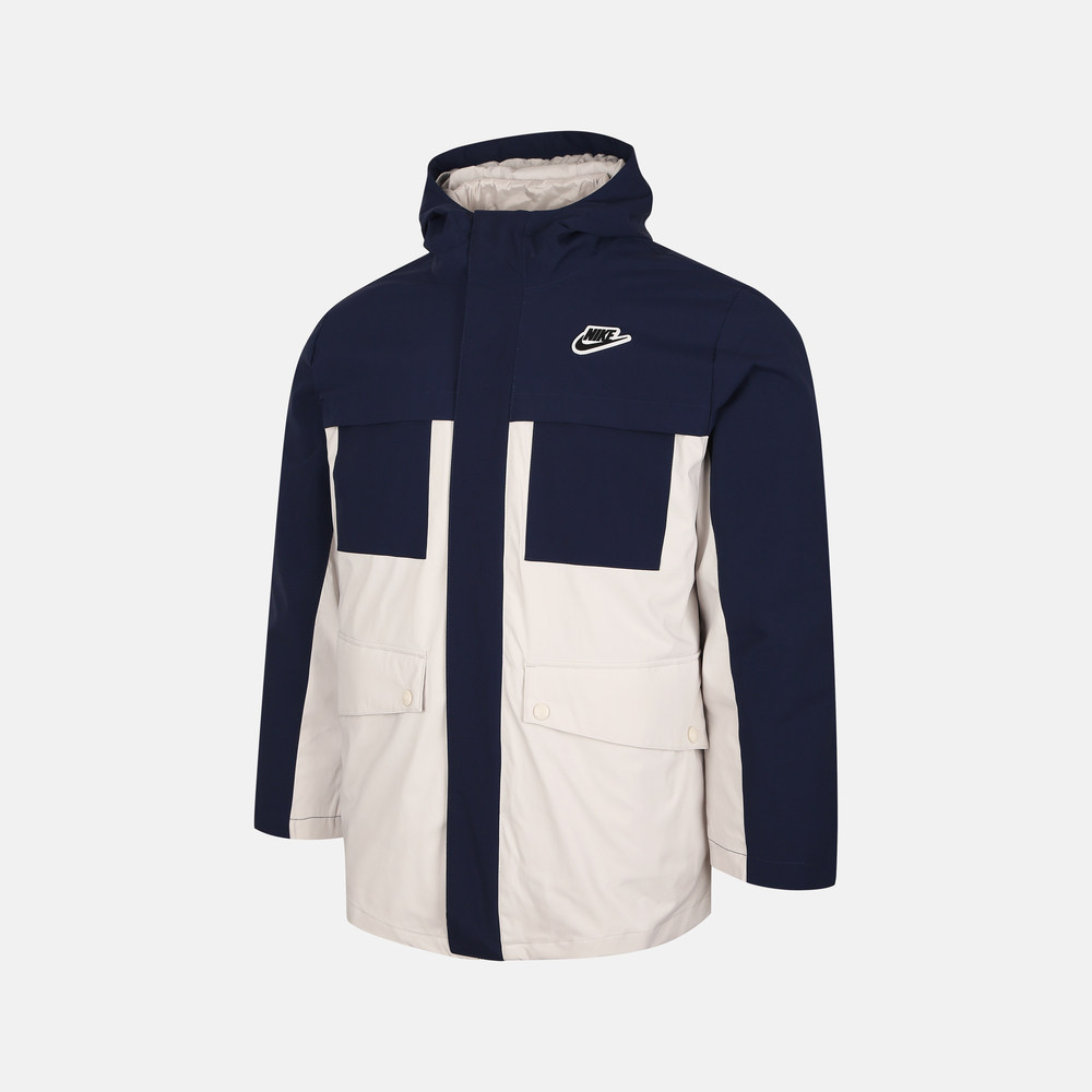 NIKE耐克大童运动休闲保暖三合一连帽羽绒服外套NY2542018GS-001