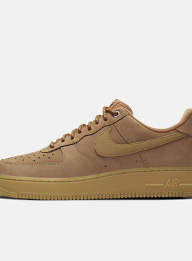 NIKE耐克男鞋AIR FORCE 1小麦AF1空军一号运动休闲板鞋CJ9179-200