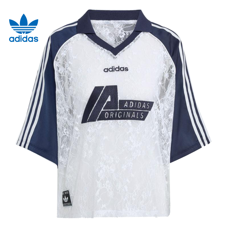 adidas阿迪达斯三叶草女子运动休闲短袖T恤KD2275