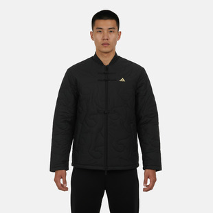 adidas阿迪达斯男女新中式运动休闲棉服外套KS0408