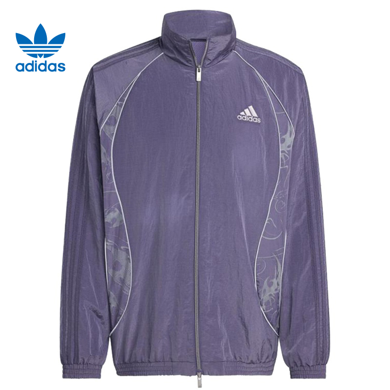 adidas阿迪达斯三叶草男子ADILENIUM运动健身夹克外套KF8518