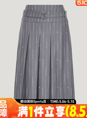 adidas阿迪达斯三叶草DLXC W SKIRT女子通勤运动休闲半身裙KS5313
