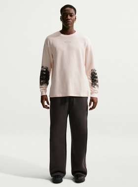 NIKE耐克男子运动休闲针织圆领长袖T恤IQ1016-103