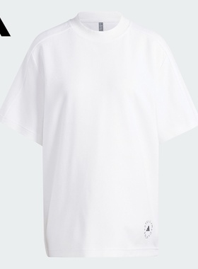 adidas阿迪达斯女子aSMC LOGO TEE运动休闲短袖T恤IB6855