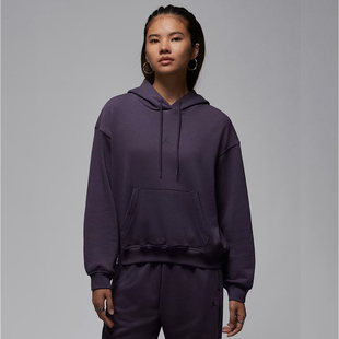 NIKE耐克女子jordan运动训练休闲针织连帽套头衫 573 卫衣IB2499