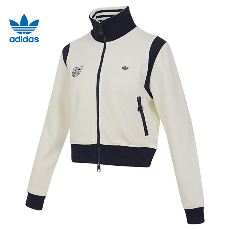 adidas阿迪达斯三叶草女子CC SW TT W运动健身夹克外套JM8022