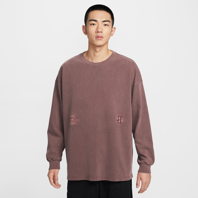 NIKE耐克男子德文布克篮球运动休闲印花圆领短袖T恤IH5086-502