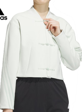 adidas阿迪达斯女子W SGY JKT梭织运动外套JF6665