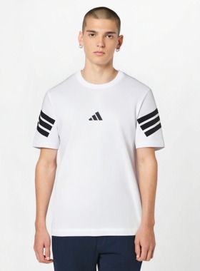 adidas阿迪达斯男子M FI 3S REG T运动休闲短袖T恤JD4880