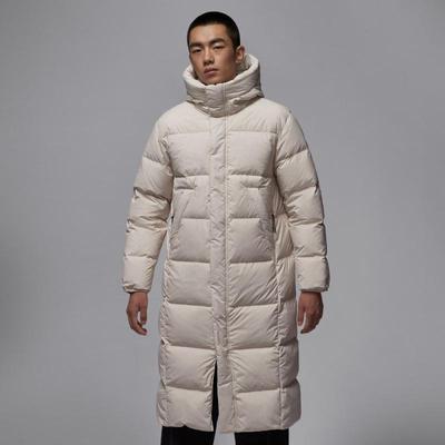 NIKE耐克男子jordan运动休闲保暖长款连帽羽绒服外套FV7270-104