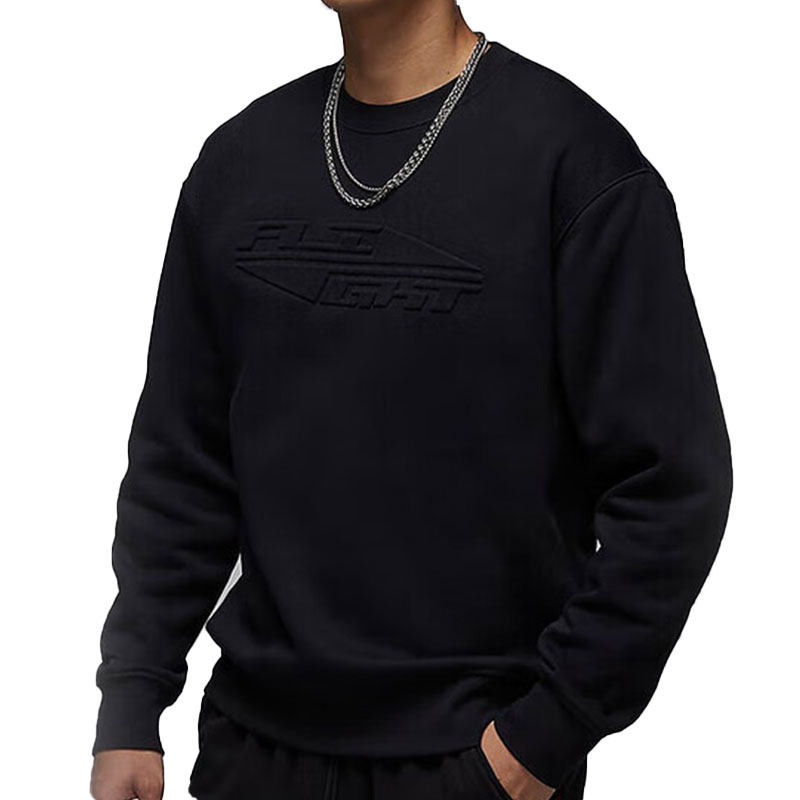 NIKE耐克男子AS M J MVP GFX FLC CREW运动针织套头衫FV7234-010