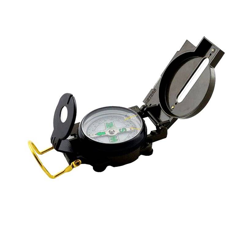 美式DC45军迷指南针折叠式带夜光指北针户外多功能导航翻盖罗盘仪