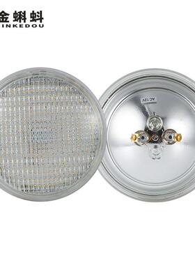 适配LED泳池灯PAR56灯泡壳加厚玻璃 七彩rgb嵌入式游泳池灯水下灯