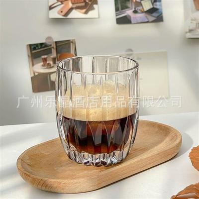 适用玻璃杯子ins风耐热防爆耐高温咖啡杯茶杯女水杯家用牛奶果汁