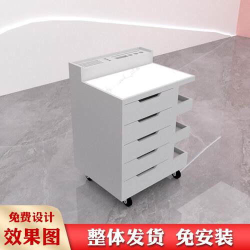 适配视光中心工具收纳储物置物柜台整装简约现代带轮小工具柜台定