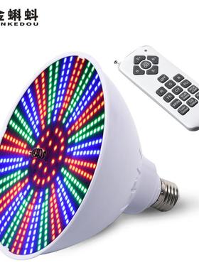 适配跨境厂家led泳池水下灯光源PAR38 水底替换灯具七彩E26嵌入式