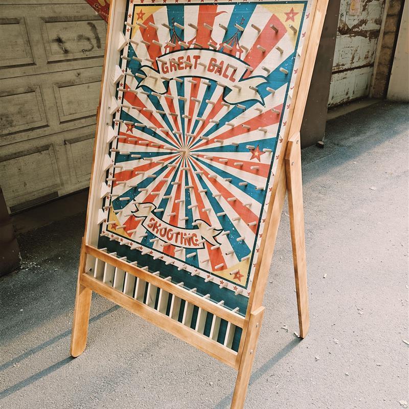 适配弹珠机弹珠台商场步行街夜市摆地摊团建引流获客抽奖互动游戏