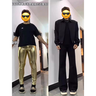 黑色高腰提挡微喇西裤cleanfit美式垂感高级感裤子直筒显瘦休闲裤