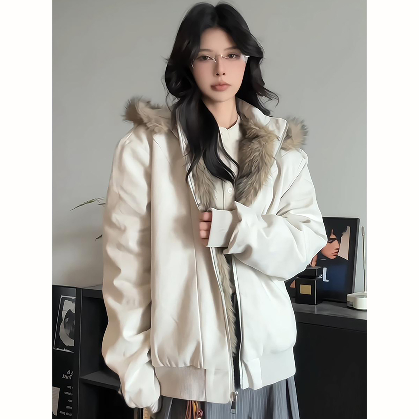 美式座山雕外套男款冬季潮流棉服