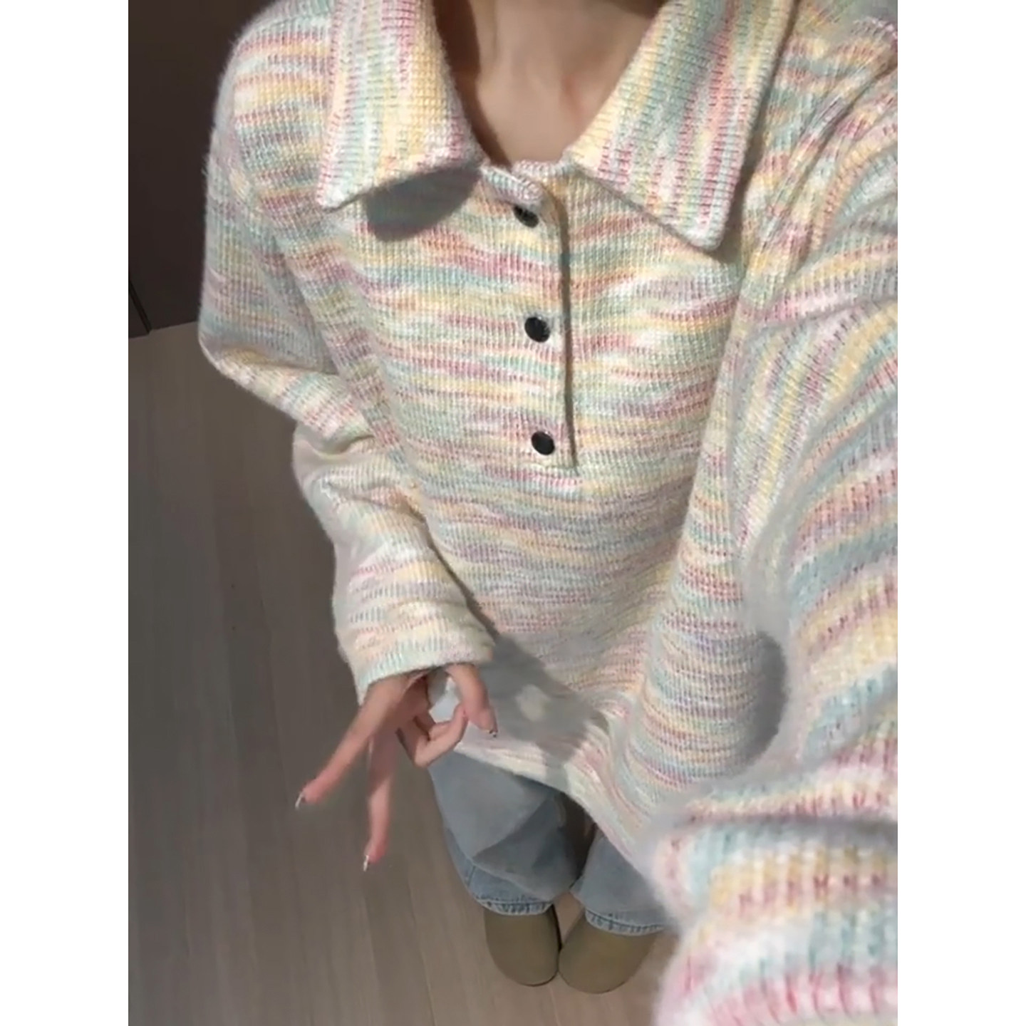 美式重磅毛绒polo卫衣男款春秋亨利领针织衫韩系慵懒风情侣装外套,男装,卫衣,淘宝优惠券,粉丝福利购,淘宝优惠卷