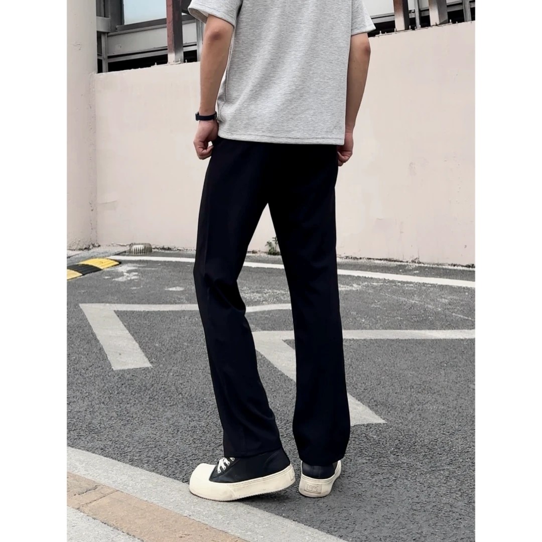 夏季冰感弯刀西裤男垂坠感高级感
